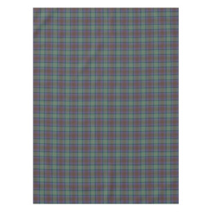 Isle Of Skye Tartan Plaid Green Pattern Tablecloth