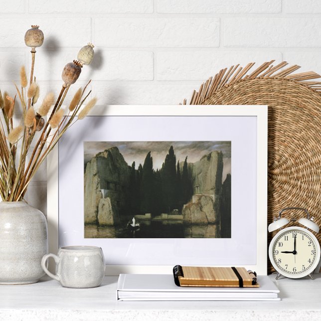 Isle of the Dead by Arnold Bocklin, Symbolism Art Poster (Creator Uploaded)