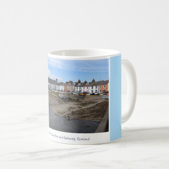 Isle of Whithorn Harbour, Galloway, Scotland Coffee Mug (Front Right)