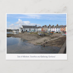 Isle of Whithorn Harbour, Galloway, Scotland Postcard