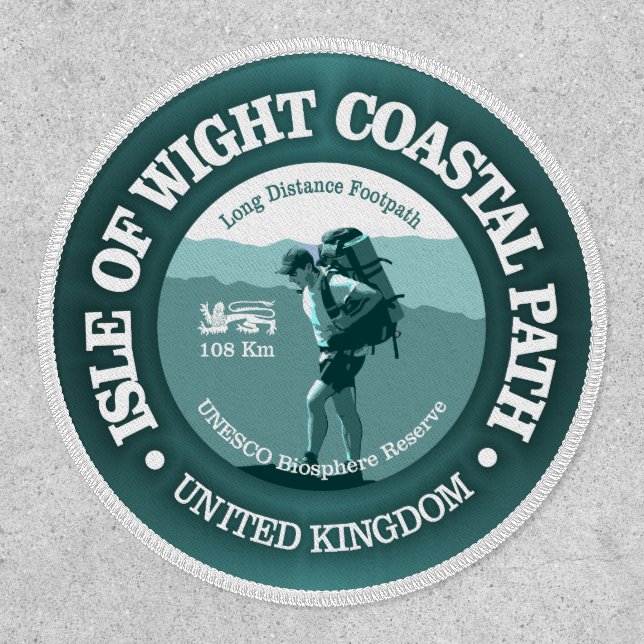 Isle of Wight Coastal Path (T) Patch (Front)