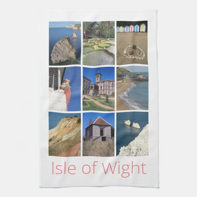 Isle of Wight Kitchen Towel (Vertical)