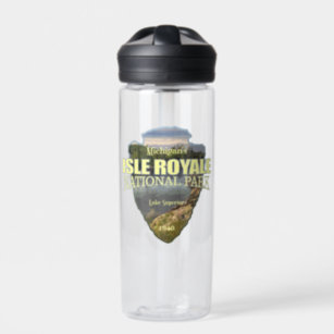 Isle Royale (arrowhead)  Water Bottle