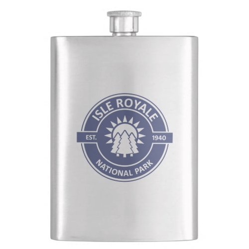 Isle Royale National Park Flask