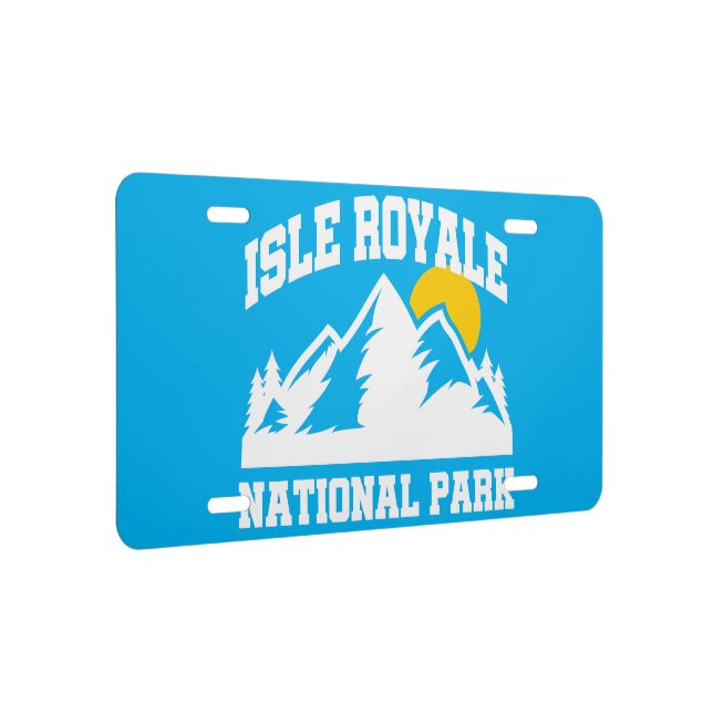 Isle Royale National Park License Plate (Right)
