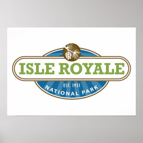 Isle Royale National Park _ Michigan Poster