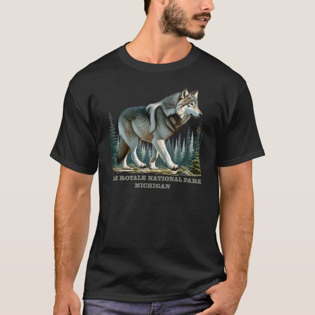Isle Royale National Park, Michigan T-Shirt (Front)