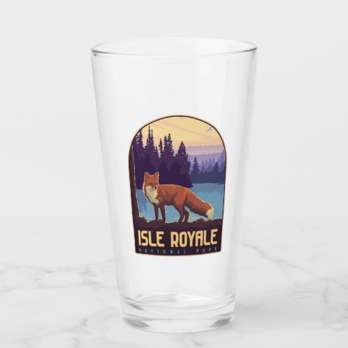 Isle Royale National Park Pint Glass