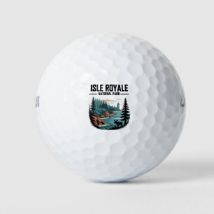 Isle Royale National Park Scenic Wilderness Golf Balls