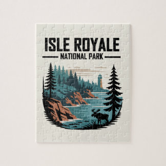 Isle Royale National Park Scenic Wilderness Jigsaw Puzzle