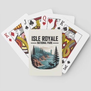 Isle Royale National Park Scenic Wilderness Poker Cards