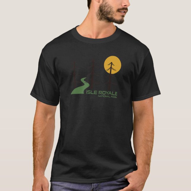 Isle Royale National Park Trail T-Shirt (Front)