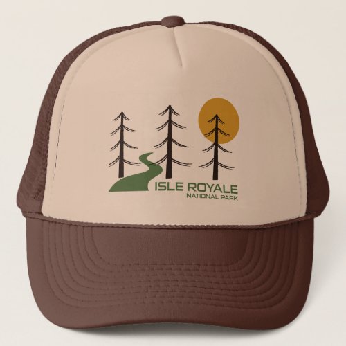 Isle Royale National Park Trail Trucker Hat