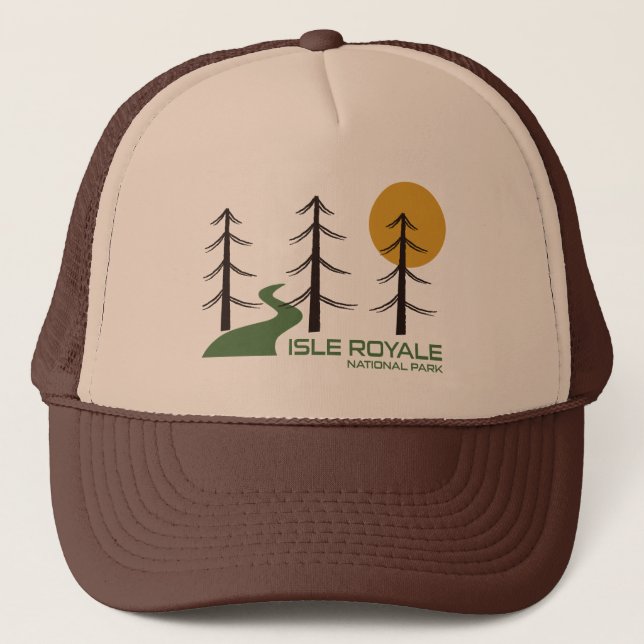 Isle Royale National Park Trail Trucker Hat (Front)
