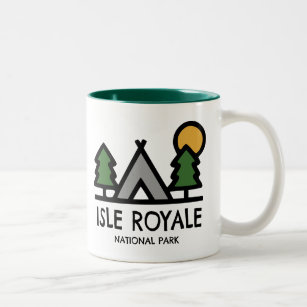 Isle Royale National Park Two-Tone Coffee Mug