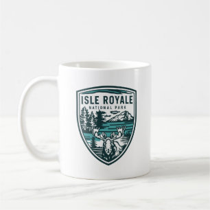 Isle Royale National Park Wildlife Emblem Coffee Mug