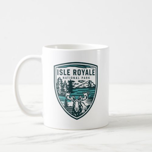 Isle Royale National Park Wildlife Emblem Coffee Mug