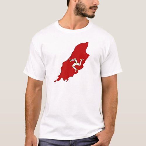 Isleofman flag map T_Shirt