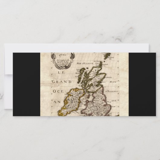 Isles Britanniques - 1700 Nicolas Fils Sanson Map (Front)