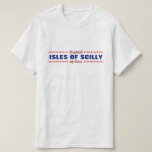 [ Thumbnail: Isles of Scilly - My Home - England; Hearts T-Shirt ]