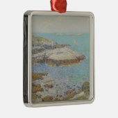 Isles of Shoals, 1899 (oil on canvas) Metal Ornament (Right)