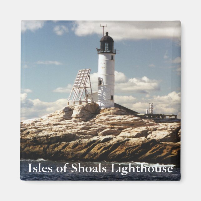 Isles of Shoals Lighthouse, New Hampshire Magnet (Front)