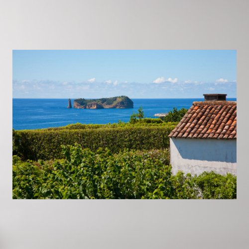 Islet in Azores Poster