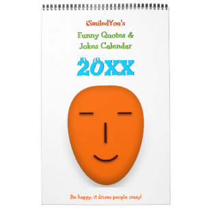iSmiledYou Funny Quotes & Jokes 2026 New Year Wall Calendar
