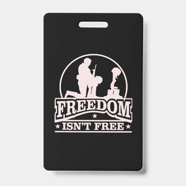 Isn't Free Memorial Day Badge (Front)