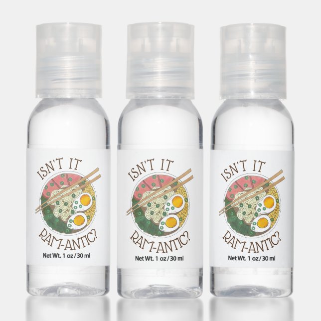Isn't It Ram-antic Japanese Food Ramen Noodles Hand Sanitizer (Set)
