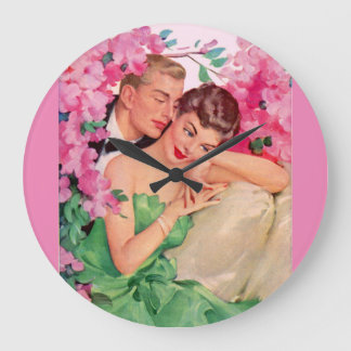 Isn't It Romantic Large Clock