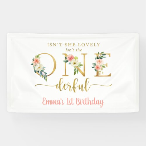 Isn't She Onederful Girl 1st Birthday Party