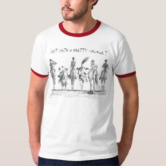"isn't sixth a pretty colour" JudeToo LB24 shirt