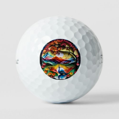 Isnt this the most beautiful paper art youve eve golf balls
