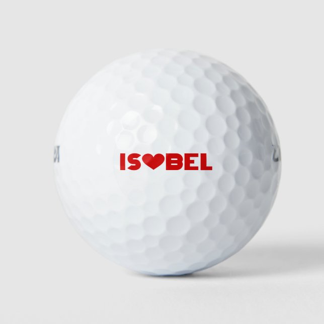 Isobel Love Golf Balls (Front)