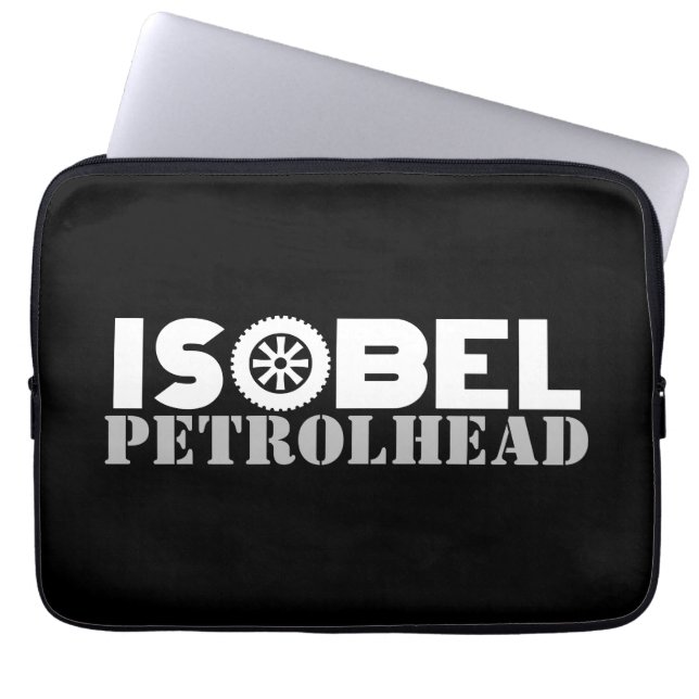 Isobel Petrolhead Laptop Sleeve (Front)