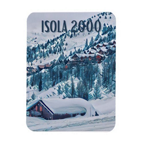 Isola 2000 Station de ski  Magnet