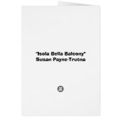 Isola Balcony Cards (Back)