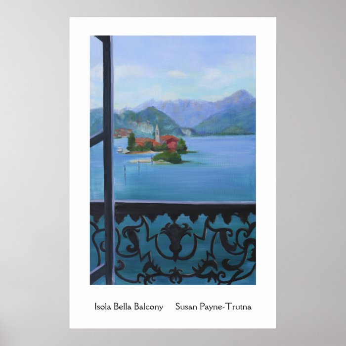 Isola Bella Balcony Print