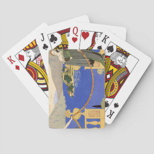 Isola Bella, evening dresses designed by Redfern, Poker Cards
