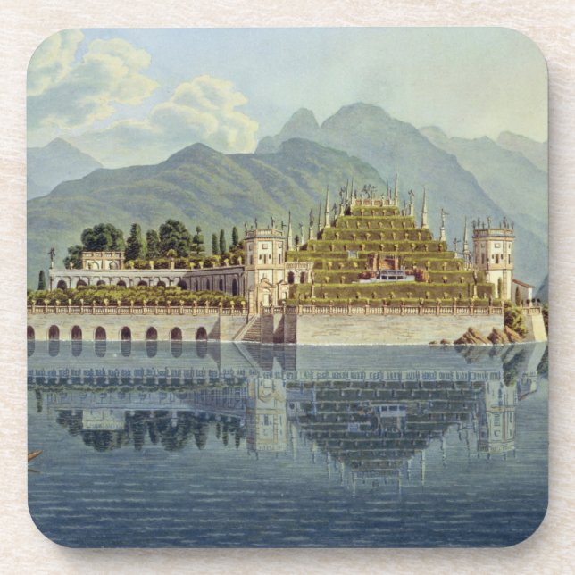 Isola Bella, Lake Maggiore: the terraced gardens, Beverage Coaster (Front)