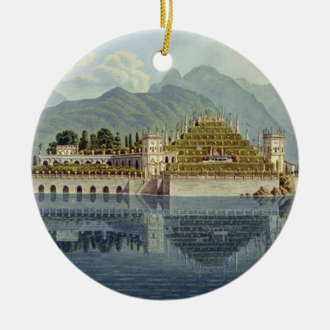 Isola Bella, Lake Maggiore: the terraced gardens, Ceramic Ornament (Front)
