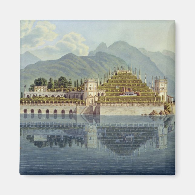 Isola Bella, Lake Maggiore: the terraced gardens, Magnet (Front)