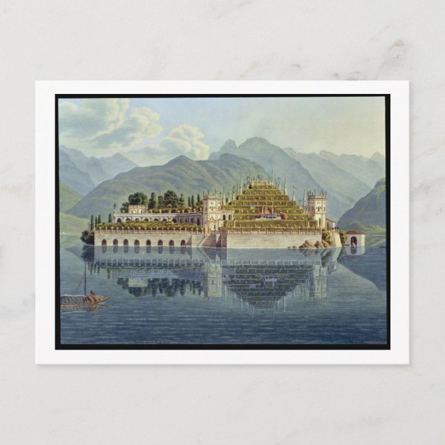 Isola Bella, Lake Maggiore: the terraced gardens, Postcard (Front)