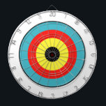 Isolated Archery Target Dart Board<br><div class="desc">The target for a bow and arrow or riffles isolated on a white background</div>