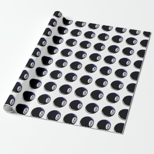 Isolated Eight Ball Wrapping Paper