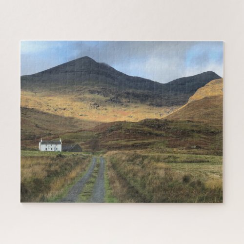 Isolated Farmhouse on the Isle of Mull Scotland Jigsaw Puzzle