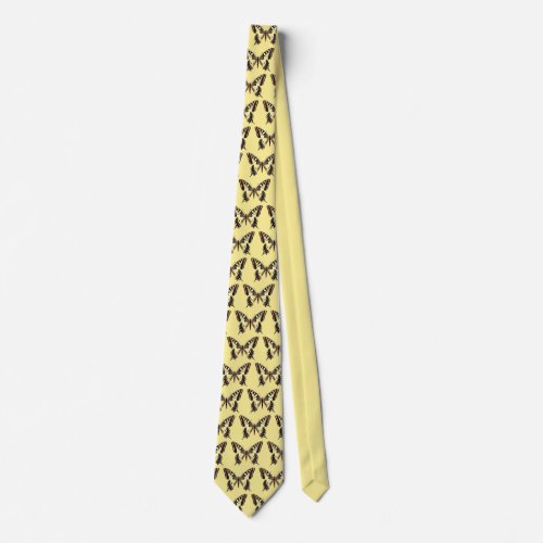 Isolated swallowtail butterfly PNG Neck Tie