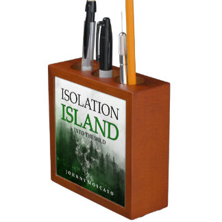Isolation Island Book Cover Desk Organizer