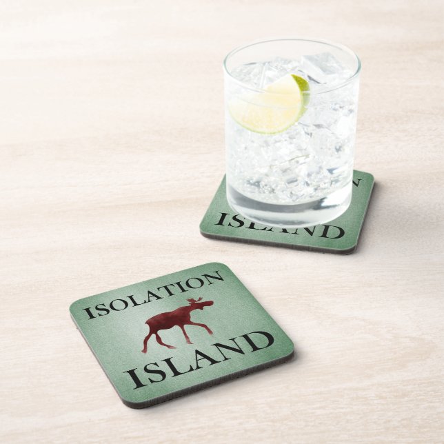 Isolation Island Clue Beverage Coaster (Right Side)
